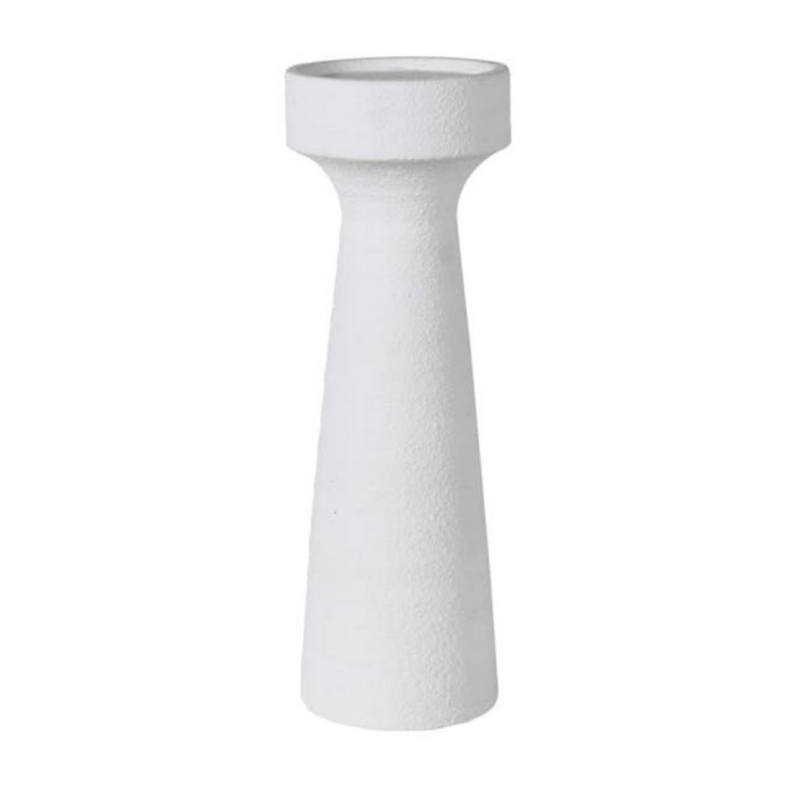 White Candle Holder Large