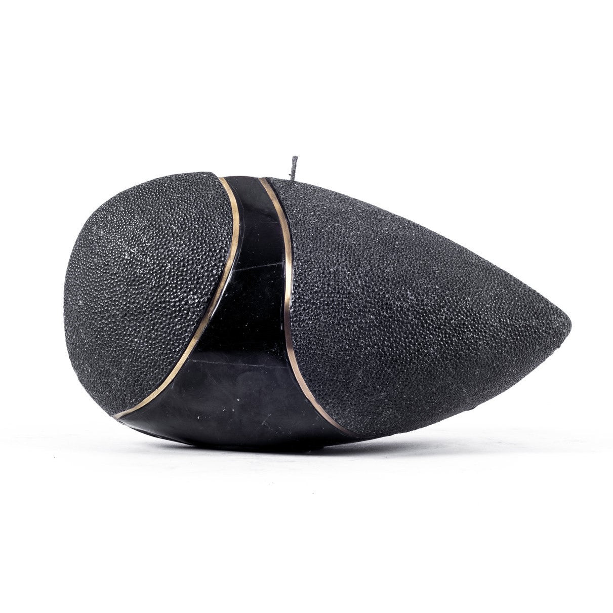 Black Shagreen Sculptured Candle