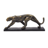 Bronze Leopard Sculpture