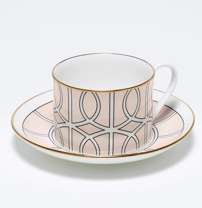 Blush Loop Teacup And Saucer