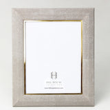 Brass and Barley Shagreen Photo Frame