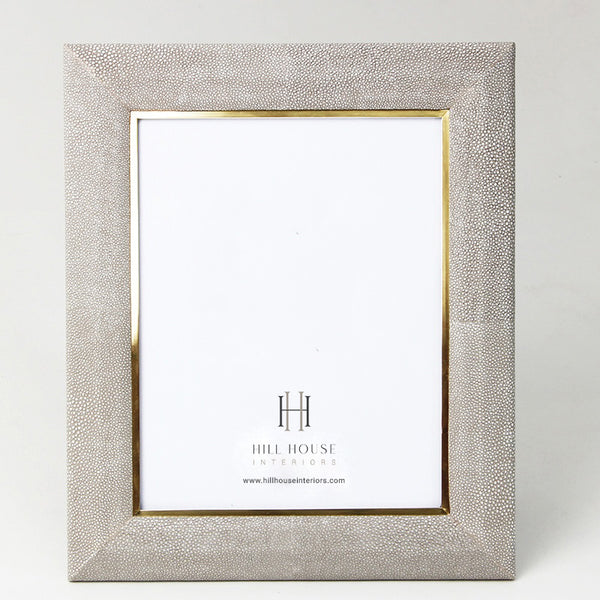 Brass and Barley Shagreen Photo Frame