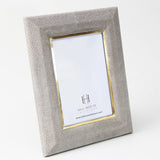 Brass and Barley Shagreen Photo Frame