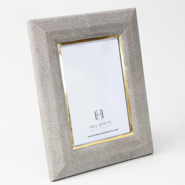 Brass and Barley Shagreen Photo Frame